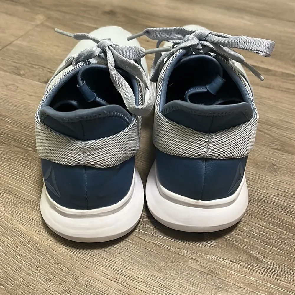 Womens REEBOK TRILUX RUN Blue and Gray Running Shoes. Size 9